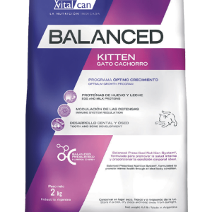 Balanced gato envase cachorro