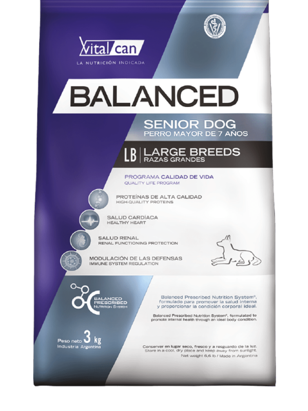 Balanced - Envase Perro Senior -Raza grande