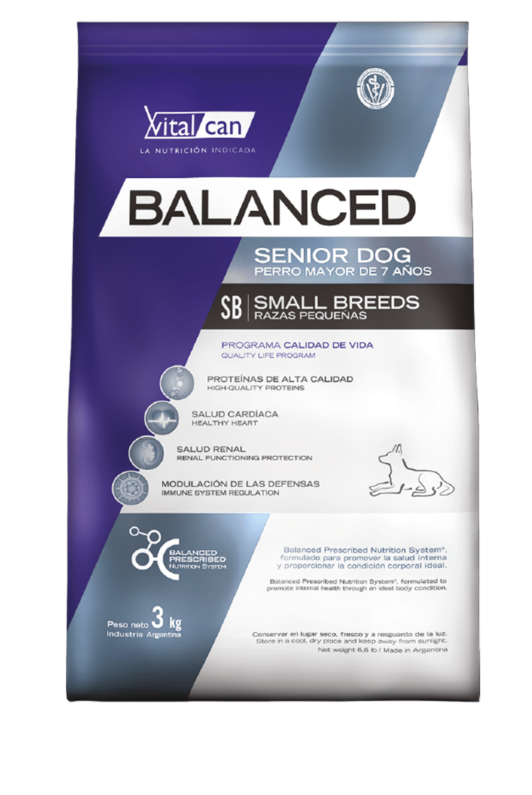 Balanced perro senior raza pequeño Balanced perro senior raza pequeño