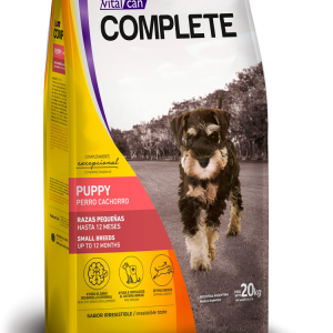Complete perro cachorro raza pequeña