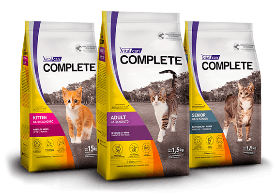 Envase marca Complete gato