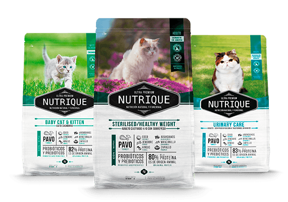 Envase marca nutrique gato