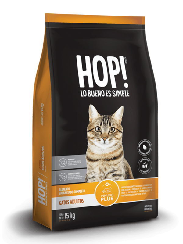 Hop! Gato adulto