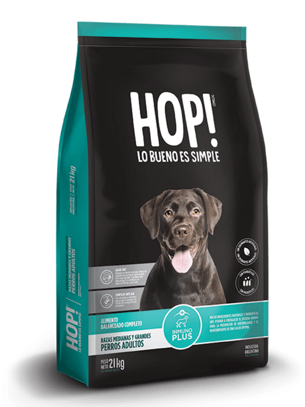 Hop! Perro adulto raza grande