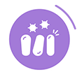 Hop! - Con Probióticos colabora con el estado de la salud intestinal - Icono