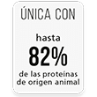 Nutrique - Única con hasta 82% de las proteínas de origen animal