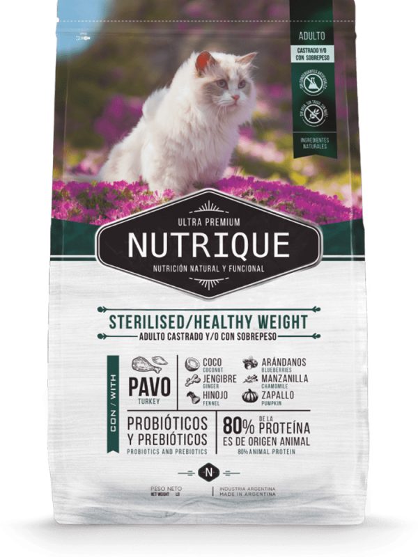 Nutrique Gato - Envase - Sterilised/Healthy Weight