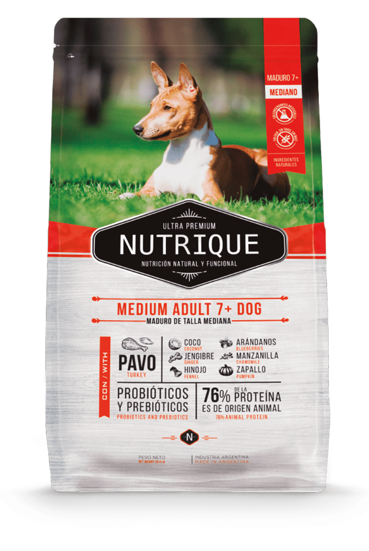 Nutrique Perro - Envase - Medium Adult 7+ Dog Nutrique Perro - Envase - Medium Adult 7+ Dog