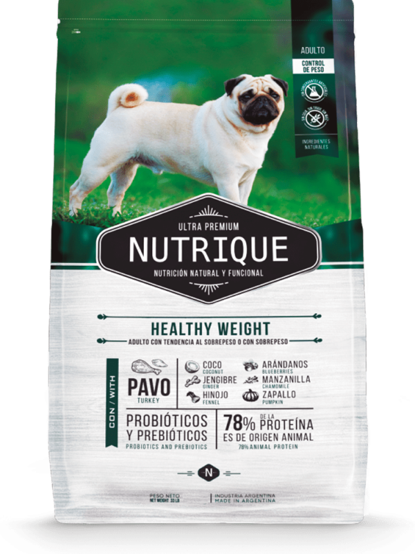 Nutrique Perro - Envase - Healthy Weight