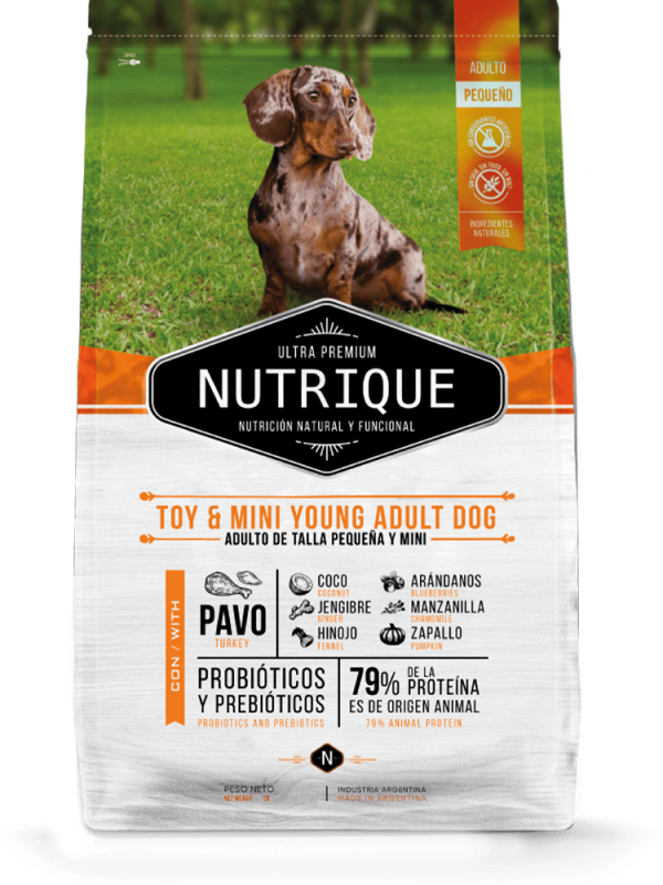 Nutrique Perro - Envase - Toy & Mini Young Adult dog