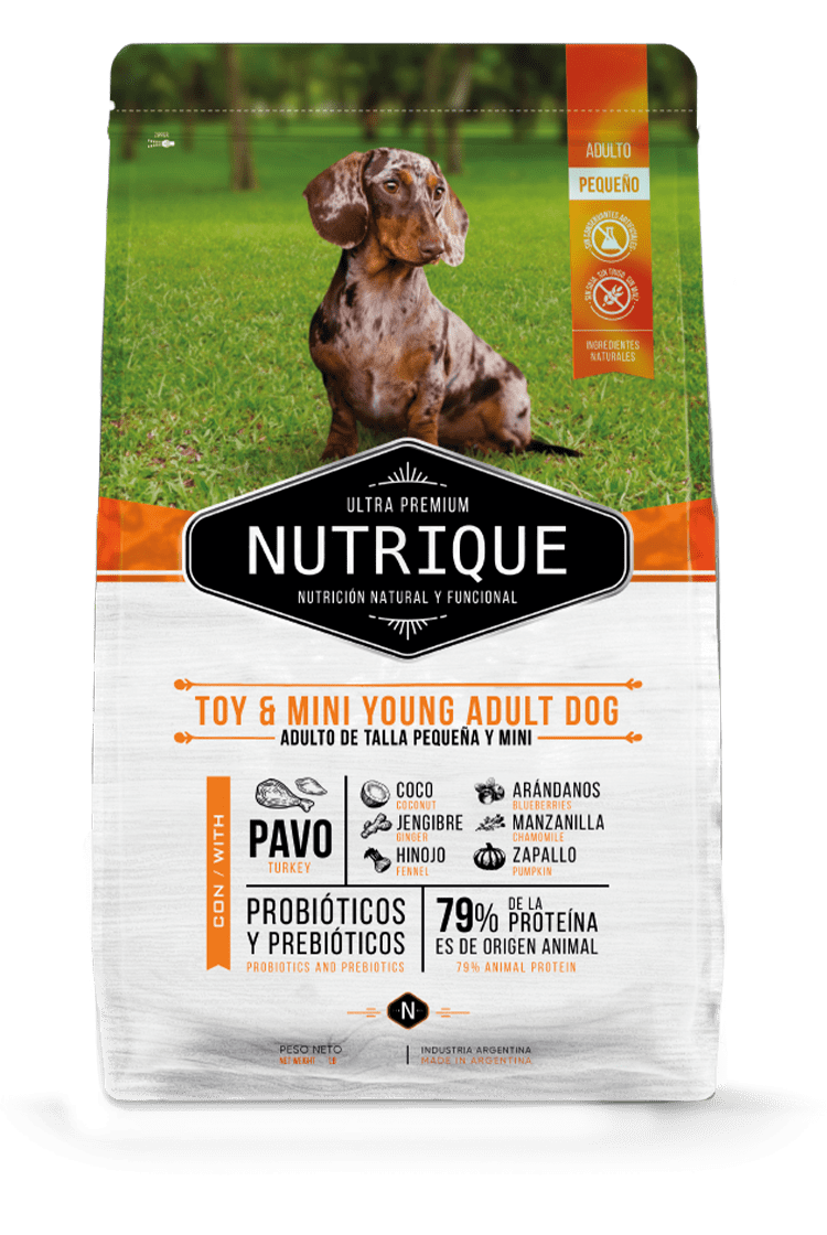 Nutrique Perro - Envase - Toy & Mini Young Adult dog Nutrique Perro - Envase - Toy & Mini Young Adult dog
